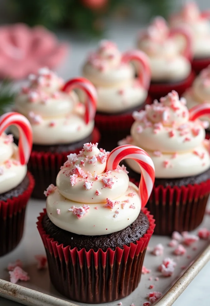 19 Quick and Easy Holiday Baking Ideas: Christmas Cakes That Impress (#11 Is a Showstopper!) - 7. Chocolate Peppermint Cupcakes