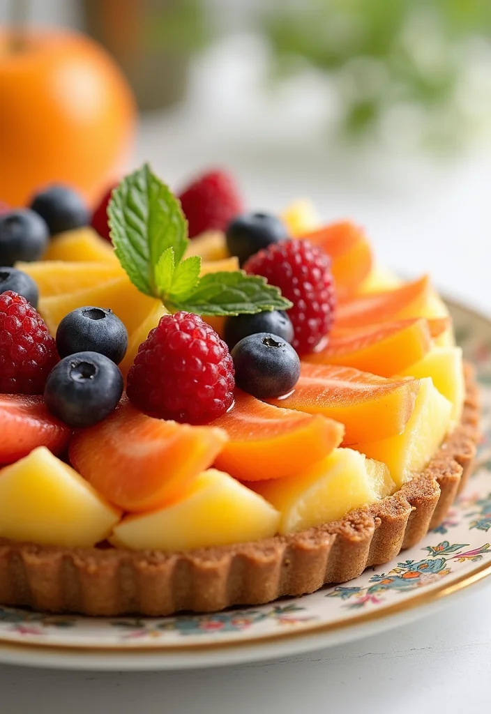 20 Sweet Couple Dessert Ideas for Your 1st Anniversary (You’ll Adore #10!) - 10. Fruit Tart with a Sweet Twist