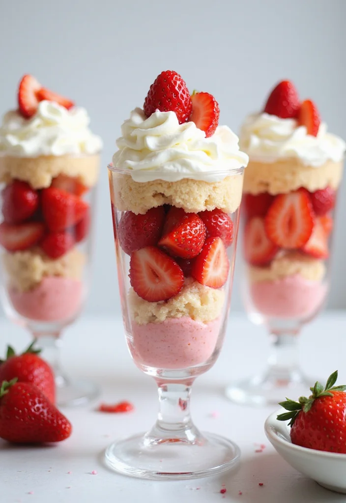 20 Sweet Couple Dessert Ideas for Your 1st Anniversary (You’ll Adore #10!) - 12. Strawberry Shortcake Parfaits