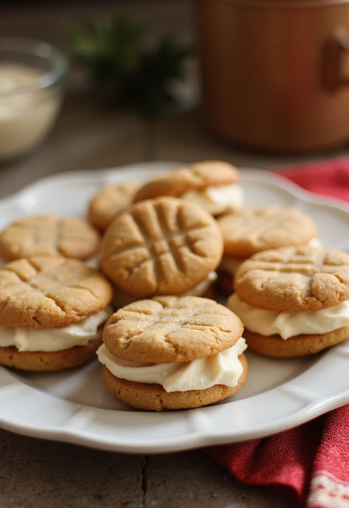 20 Sweet Couple Dessert Ideas for Your 1st Anniversary (You’ll Adore #10!) - 18. Peanut Butter Cookie Sandwiches