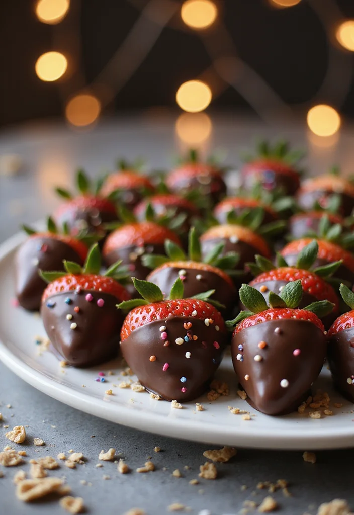 20 Sweet Couple Dessert Ideas for Your 1st Anniversary (You’ll Adore #10!) - 2. Chocolate-Dipped Strawberries