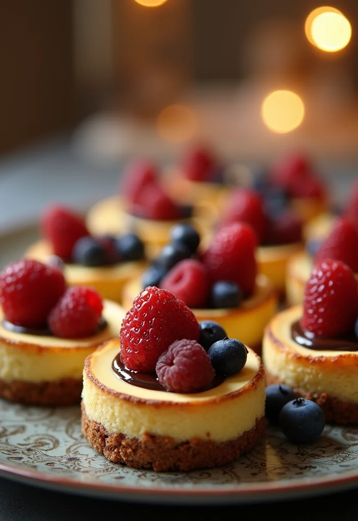 20 Sweet Couple Dessert Ideas for Your 1st Anniversary (You’ll Adore #10!) - 3. Mini Cheesecakes