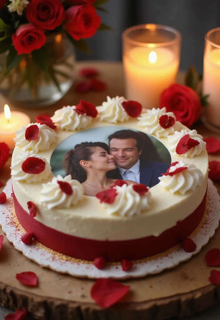20 Sweet Couple Dessert Ideas for Your 1st Anniversary (You’ll Adore #10!) - 5. Personalize Your Cake with Photos