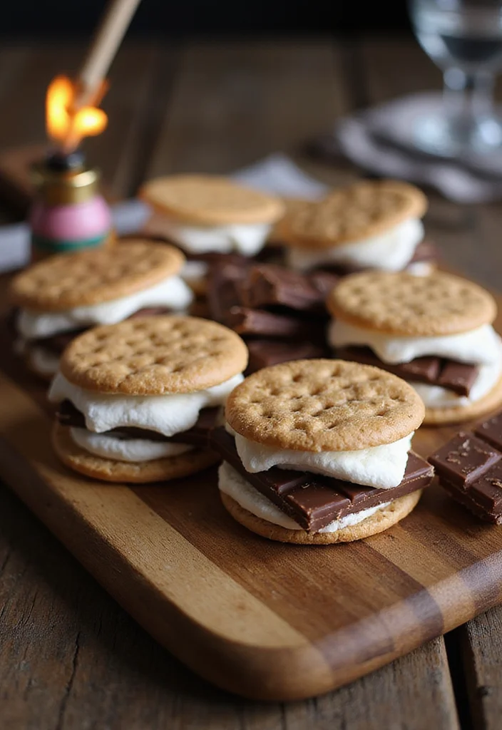 20 Sweet Couple Dessert Ideas for Your 1st Anniversary (You’ll Adore #10!) - 8. S'mores Dessert Board