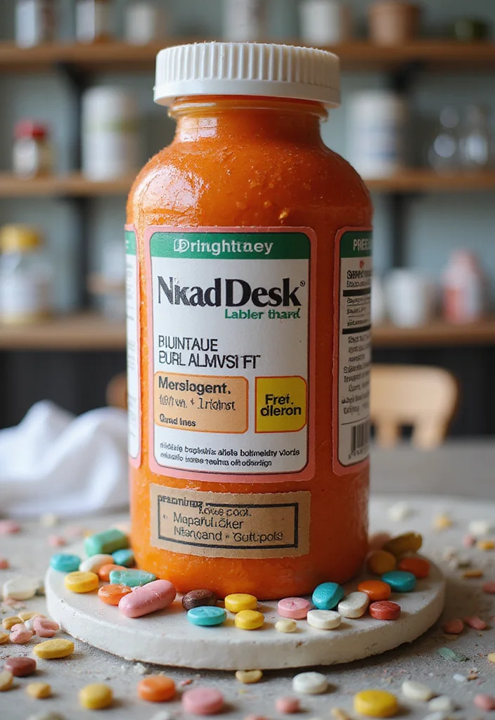 20 Unique Medical Birthday Cakes That Will Make Your Celebration Unforgettable (Check Out #10!) - 19. Pharmacy Bottle Cake