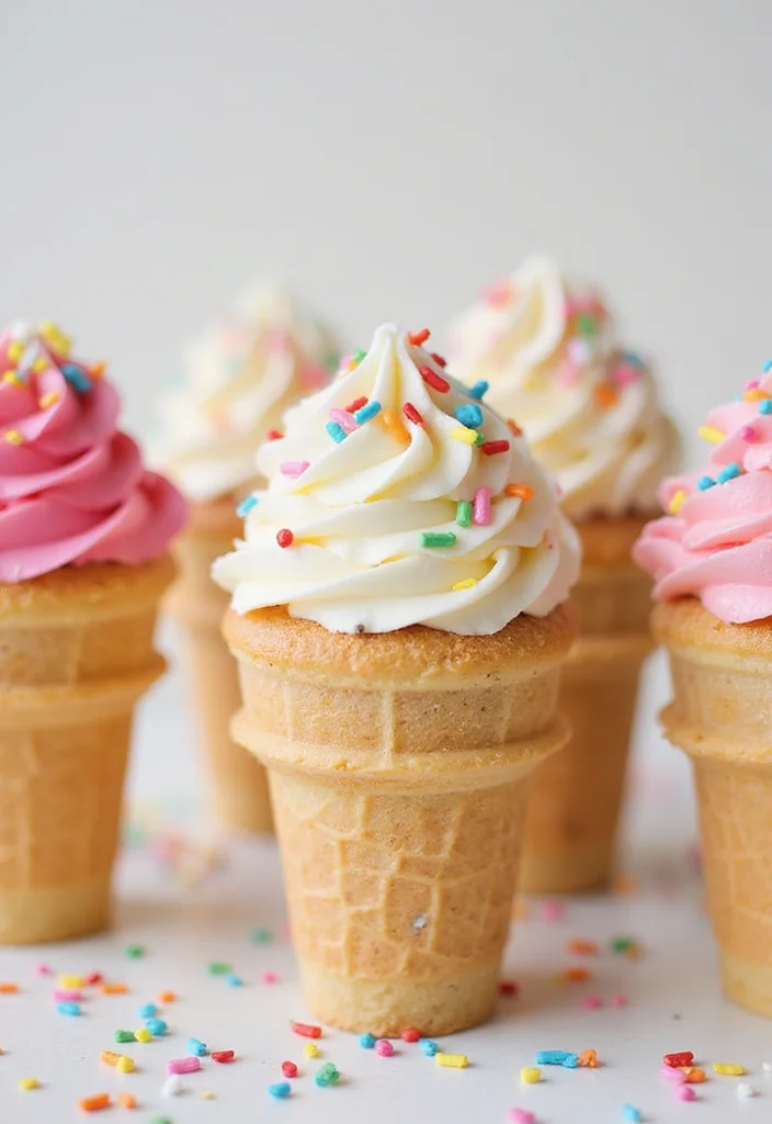 21 Cake Decorating Ideas That'll Transform Your Baking Game (You Won't Want to Miss #8!) - 12. Cake Cones