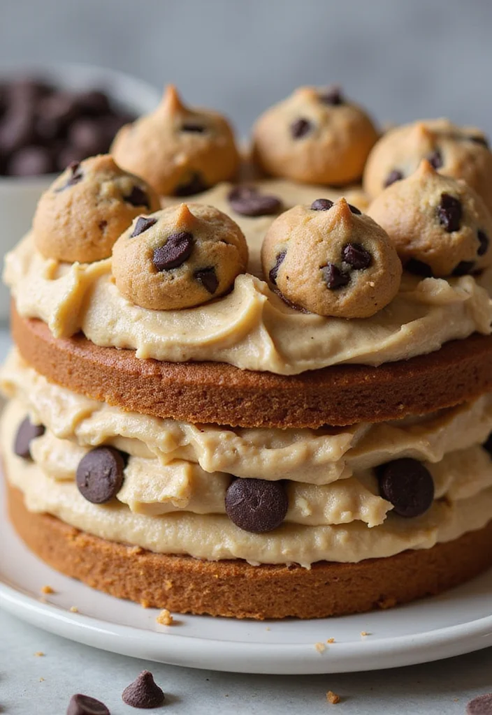 21 Cake Decorating Ideas That'll Transform Your Baking Game (You Won't Want to Miss #8!) - 18. Cookie Dough Cake