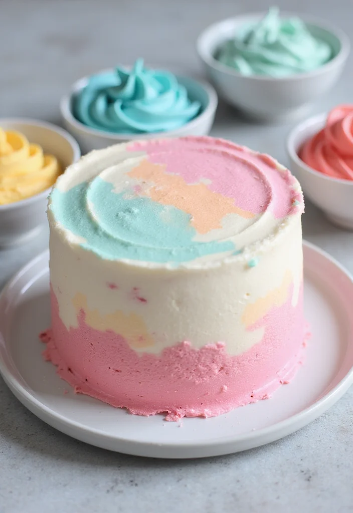 21 Cake Decorating Ideas That'll Transform Your Baking Game (You Won't Want to Miss #8!) - 4. Watercolor Buttercream
