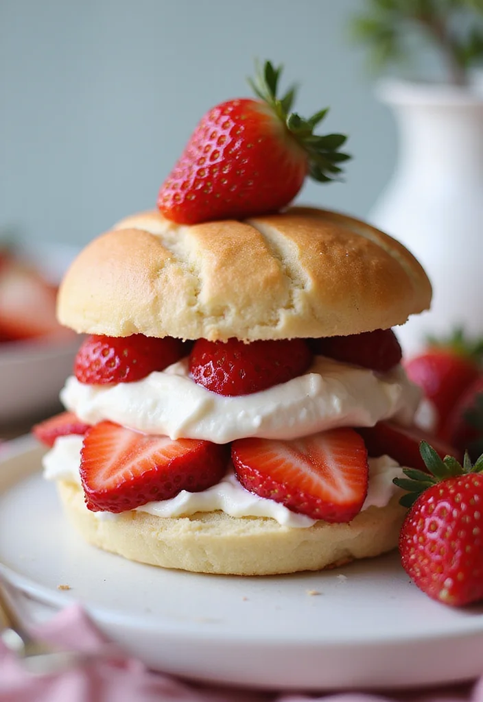 21 Fun Birthday Cake Ideas for Your Best Friend’s Celebration (Get Inspired!) - 10. Strawberry Shortcake