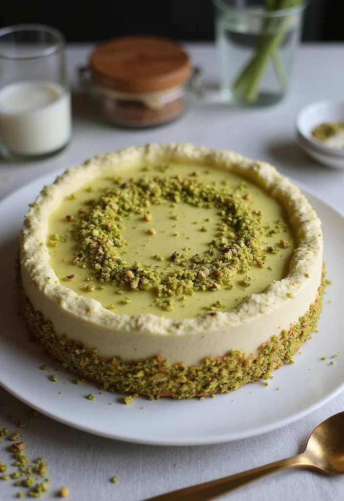 21 Fun Birthday Cake Ideas for Your Best Friend’s Celebration (Get Inspired!) - 14. Pistachio Cake
