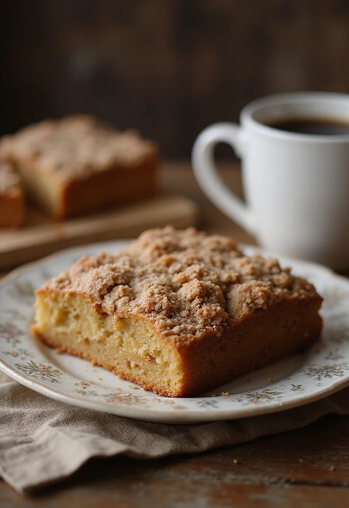 21 Fun Birthday Cake Ideas for Your Best Friend’s Celebration (Get Inspired!) - 16. Coffee Cake with Streusel Topping