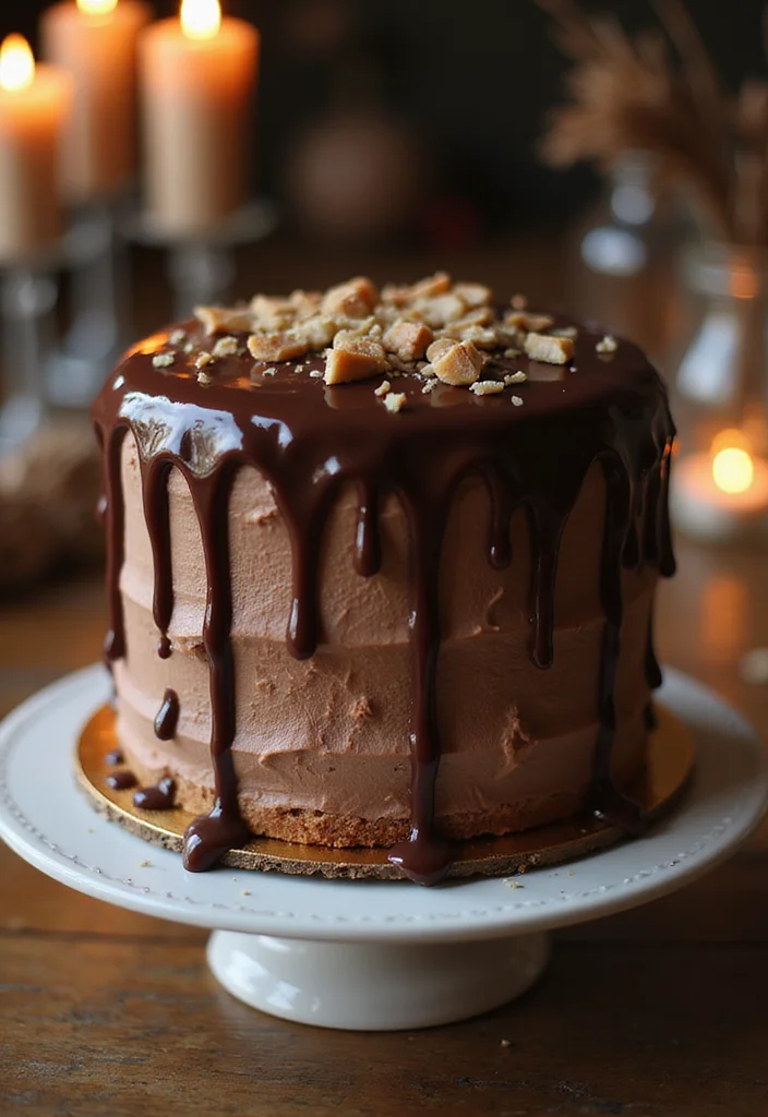 21 Fun Birthday Cake Ideas for Your Best Friend’s Celebration (Get Inspired!) - 2. Chocolate Drip Cake