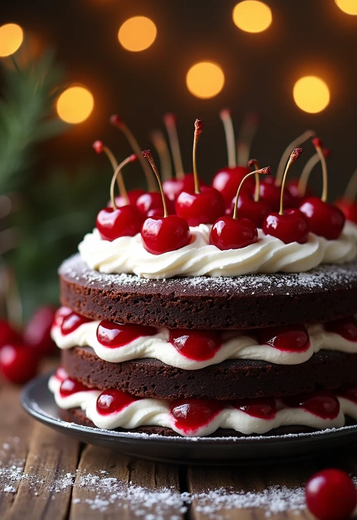 21 Fun Birthday Cake Ideas for Your Best Friend’s Celebration (Get Inspired!) - 21. Chocolate Cherry Cake