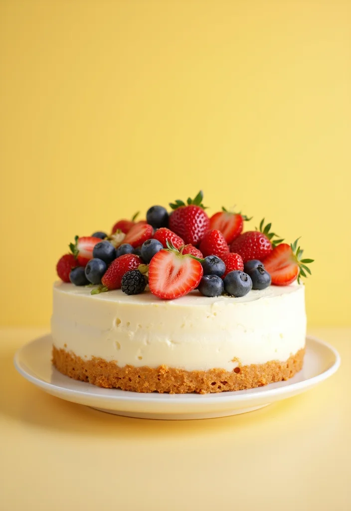 21 Fun Birthday Cake Ideas for Your Best Friend’s Celebration (Get Inspired!) - 5. Fruit Topped Vanilla Cake