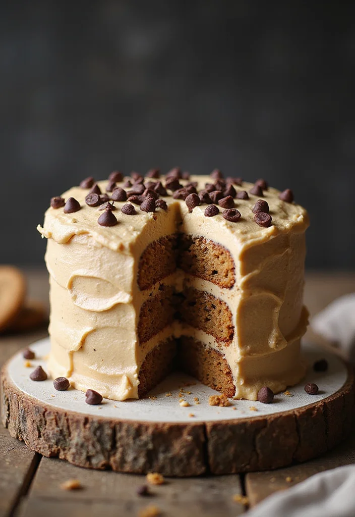 21 Fun Birthday Cake Ideas for Your Best Friend’s Celebration (Get Inspired!) - 7. Cookie Dough Cake