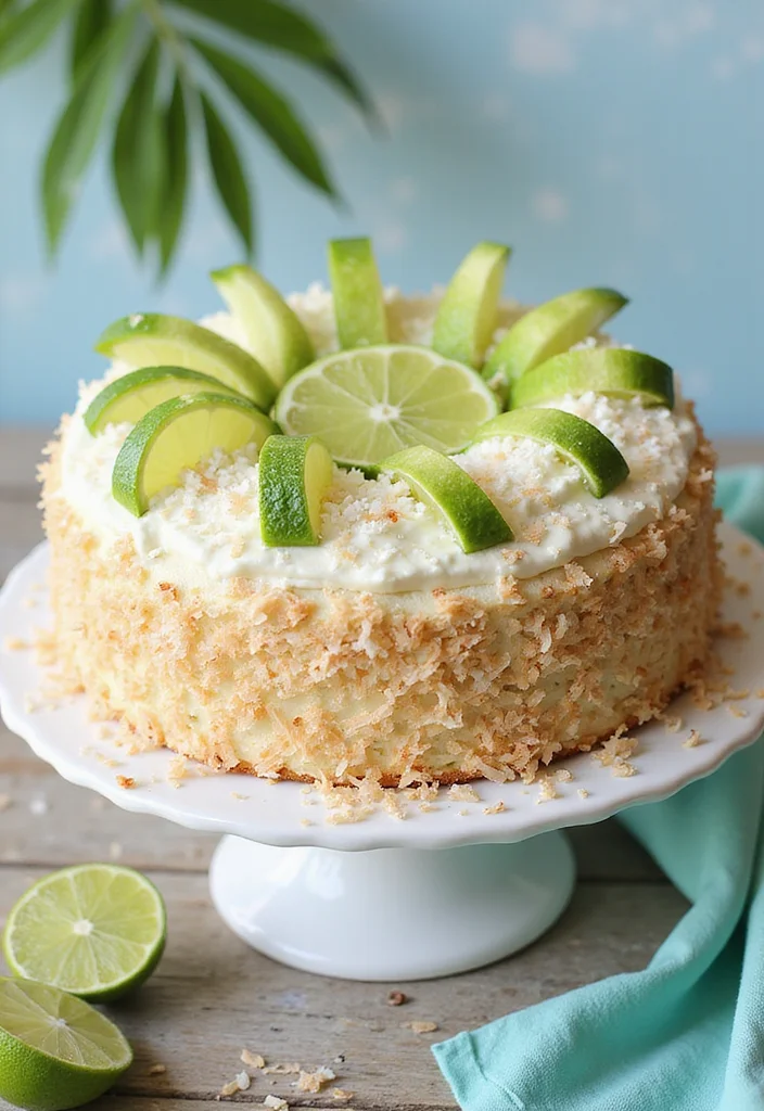 22 Trendy Teen Birthday Cake Flavors That Are a Total Hit at Parties (You Need to Try #12!) - 10. Coconut Lime