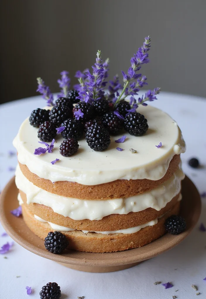 22 Trendy Teen Birthday Cake Flavors That Are a Total Hit at Parties (You Need to Try #12!) - 18. Blackberry Lavender