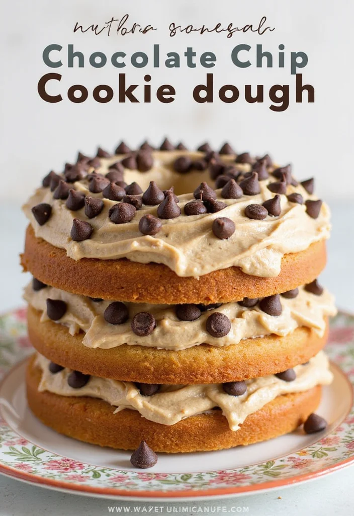 22 Trendy Teen Birthday Cake Flavors That Are a Total Hit at Parties (You Need to Try #12!) - 3. Chocolate Chip Cookie Dough