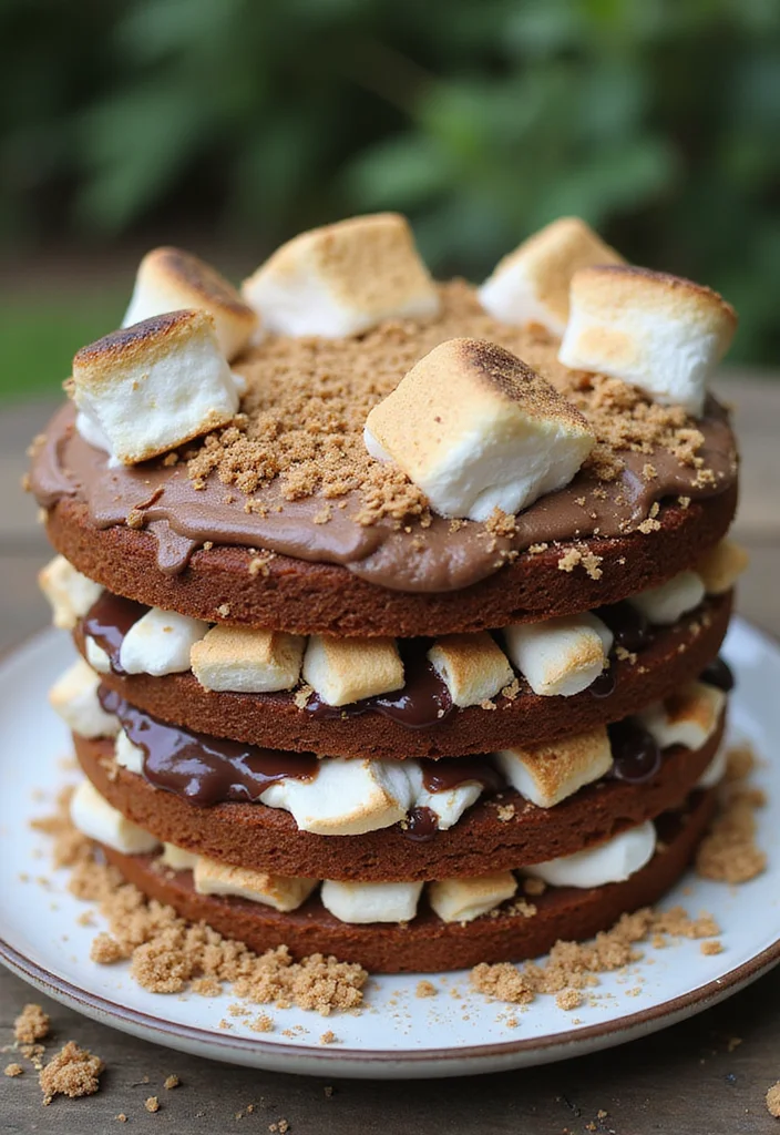 22 Trendy Teen Birthday Cake Flavors That Are a Total Hit at Parties (You Need to Try #12!) - 5. S'mores