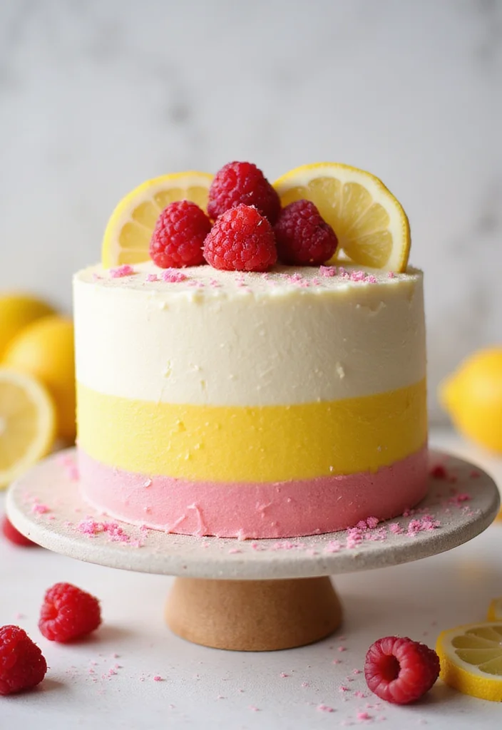 22 Trendy Teen Birthday Cake Flavors That Are a Total Hit at Parties (You Need to Try #12!) - 8. Lemon Raspberry