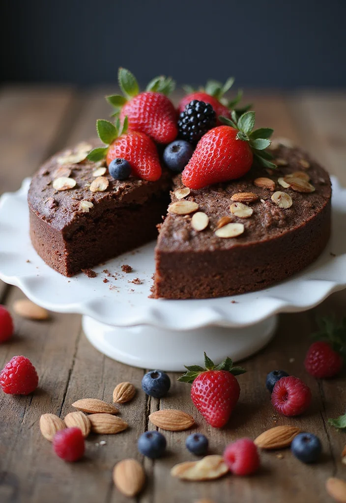 28 Healthy Birthday Cake Alternatives That Taste Amazing (Wait Until You Try #14!) - 1. Almond Flour Chocolate Cake