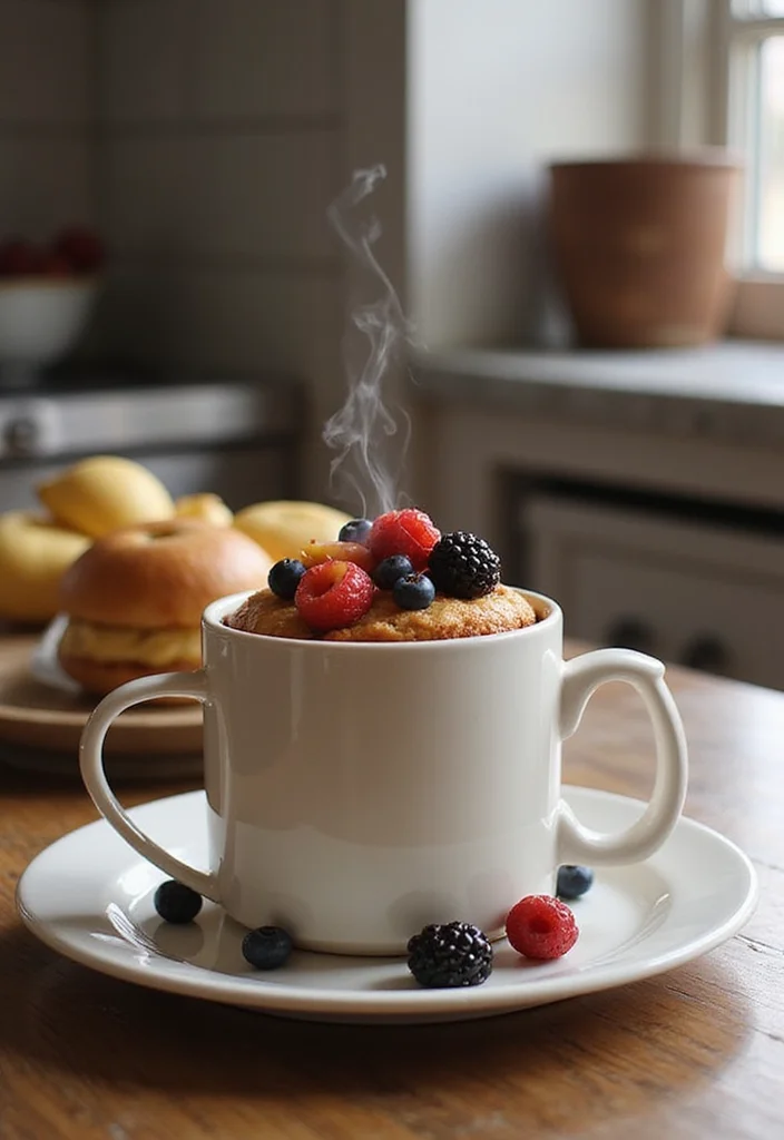 28 Healthy Birthday Cake Alternatives That Taste Amazing (Wait Until You Try #14!) - 11. Protein Powder Mug Cake