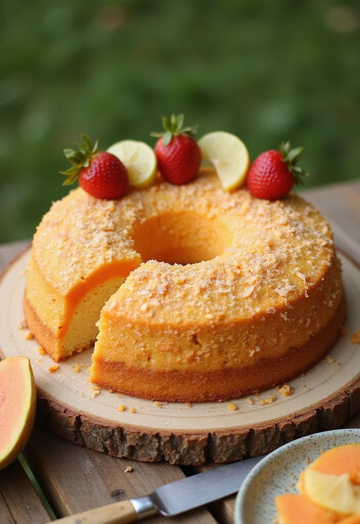 28 Healthy Birthday Cake Alternatives That Taste Amazing (Wait Until You Try #14!) - 17. Papaya Coconut Cake