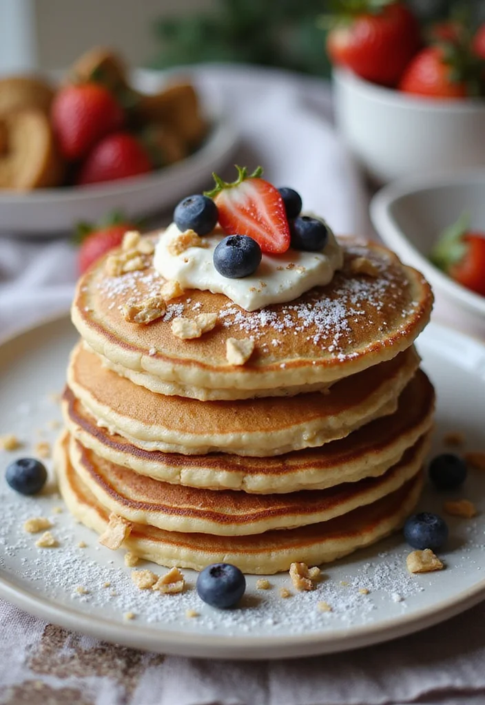 28 Healthy Birthday Cake Alternatives That Taste Amazing (Wait Until You Try #14!) - 26. Coconut Flour Pancake Cake