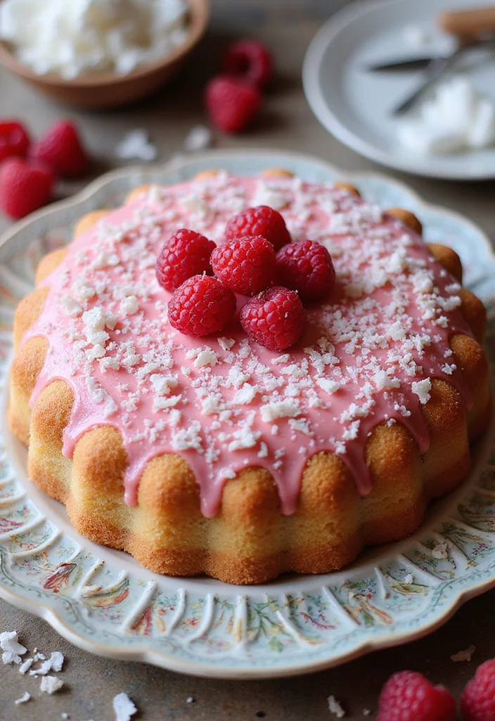 28 Healthy Birthday Cake Alternatives That Taste Amazing (Wait Until You Try #14!) - 27. Raspberry Coconut Cake