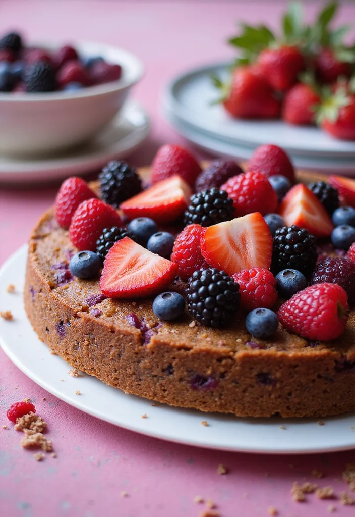 28 Healthy Birthday Cake Alternatives That Taste Amazing (Wait Until You Try #14!) - 9. Berry Quinoa Cake