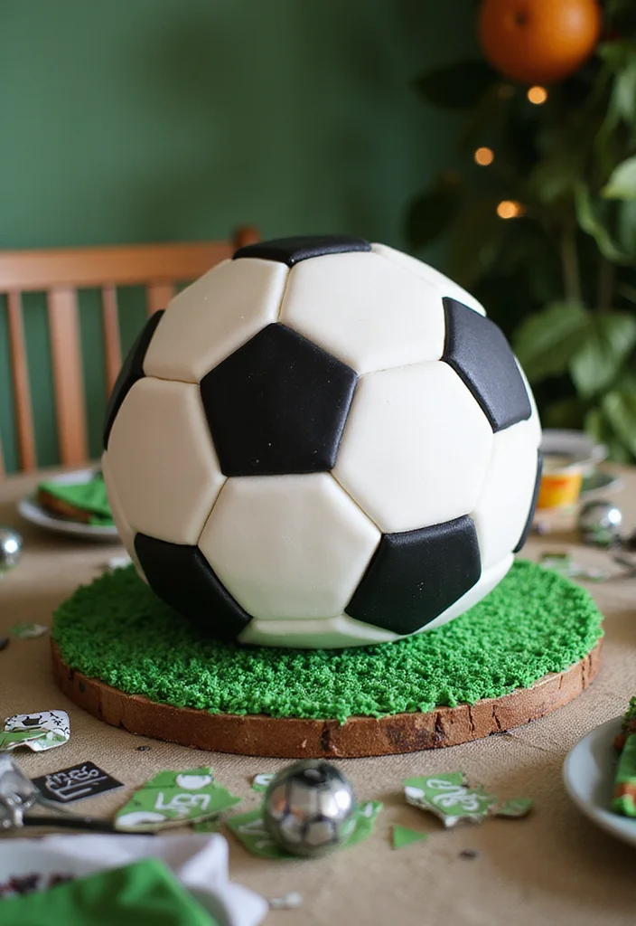Celebrate Like a Champion: 11 Messi Cakes to Make Your Birthday Extra Special! - 3. The Messi Ball Cake