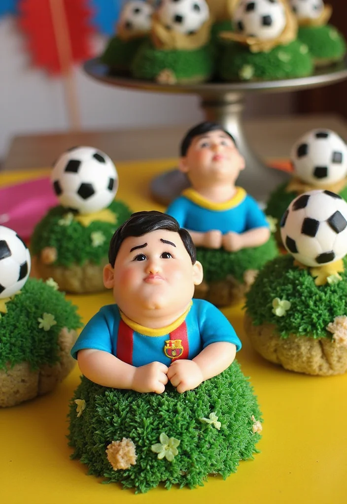 Celebrate Like a Champion: 11 Messi Cakes to Make Your Birthday Extra Special! - 7. Mini Messi Cakes