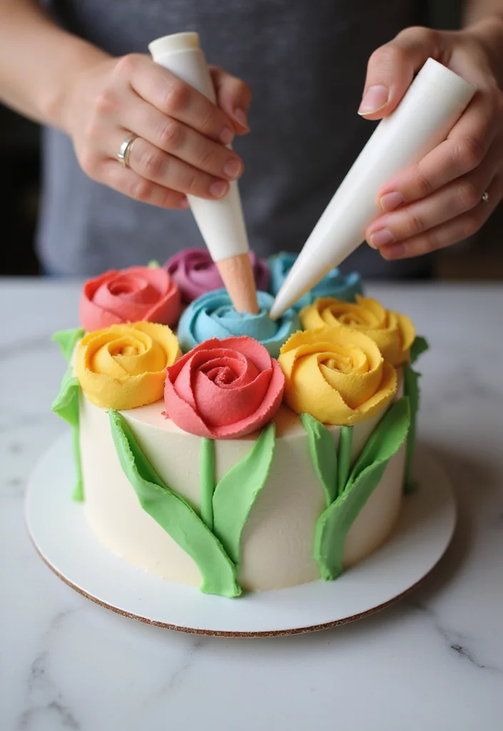 How to Create a Show-Stopping Tulip Cake: 12 Tips You Can't Afford to Miss! - 7. The Tulip Design Technique