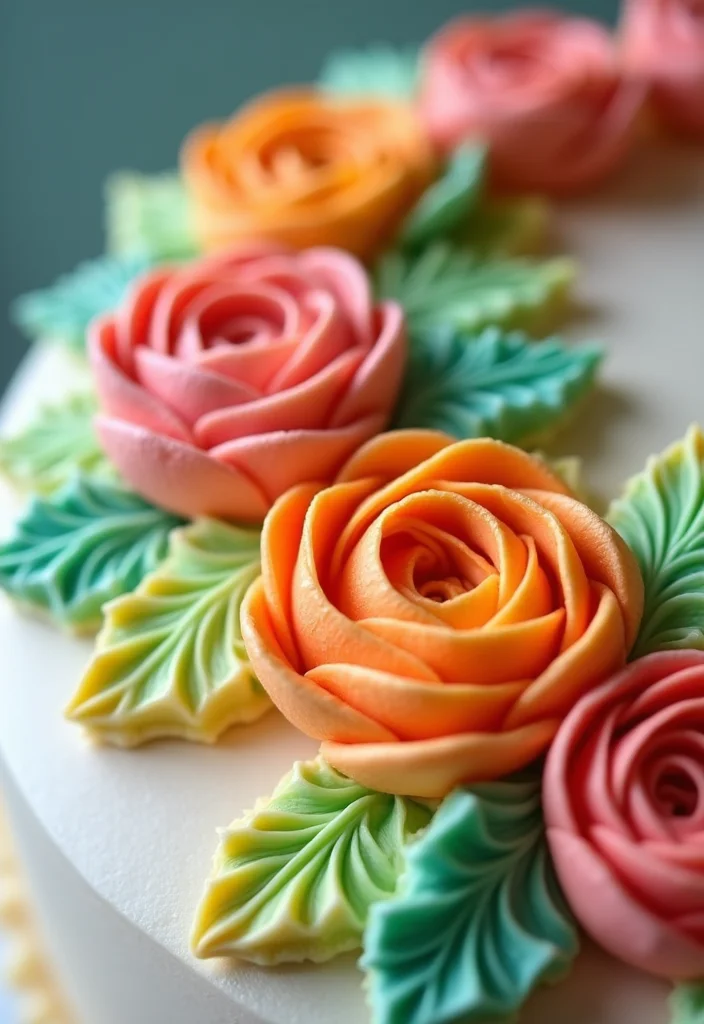 How to Create a Show-Stopping Tulip Cake: 12 Tips You Can't Afford to Miss! - 8. Adding Greenery