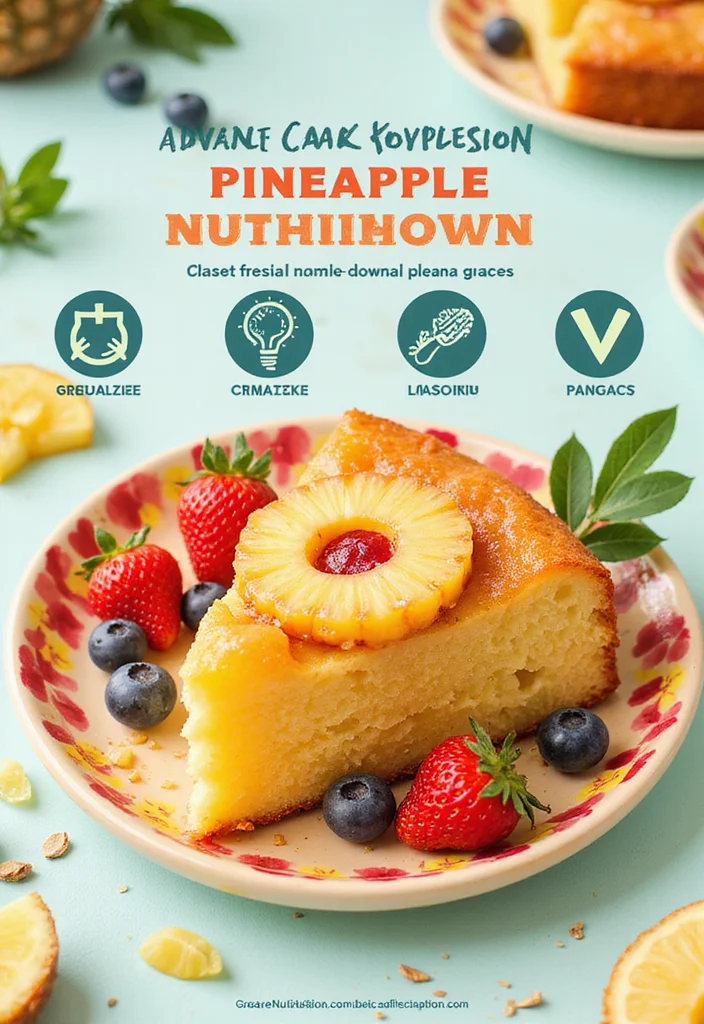 The Only Pineapple Upside Down Cake Recipe You’ll Ever Need for Your Next BBQ! - Nutritional Breakdown