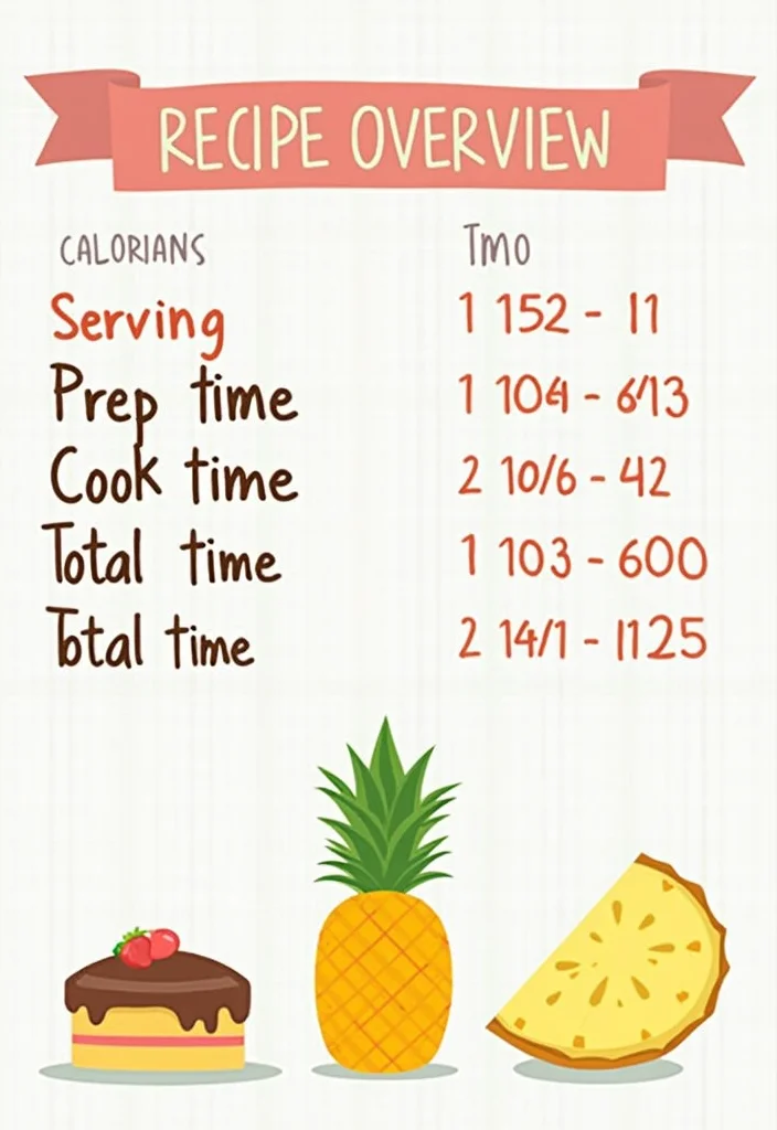 The Only Pineapple Upside Down Cake Recipe You’ll Ever Need for Your Next BBQ! - Recipe Overview