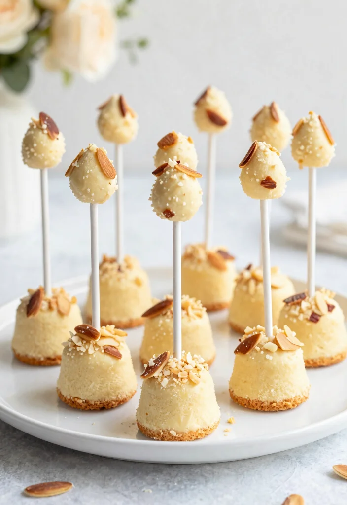 15 Cake Pops Ohne Backen Ideas Easy No Bake Treats - 15. Vanilla Almond Cake Pops 1