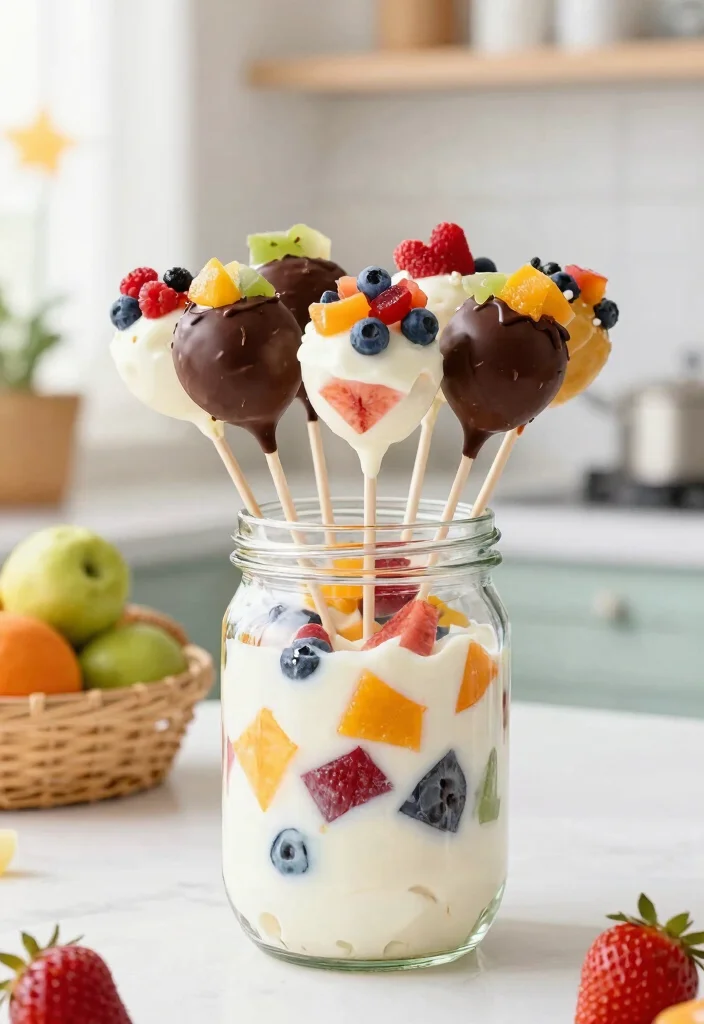 15 Cake Pops Ohne Backen Ideas Easy No Bake Treats - 2. Fruity Yogurt Pops 1