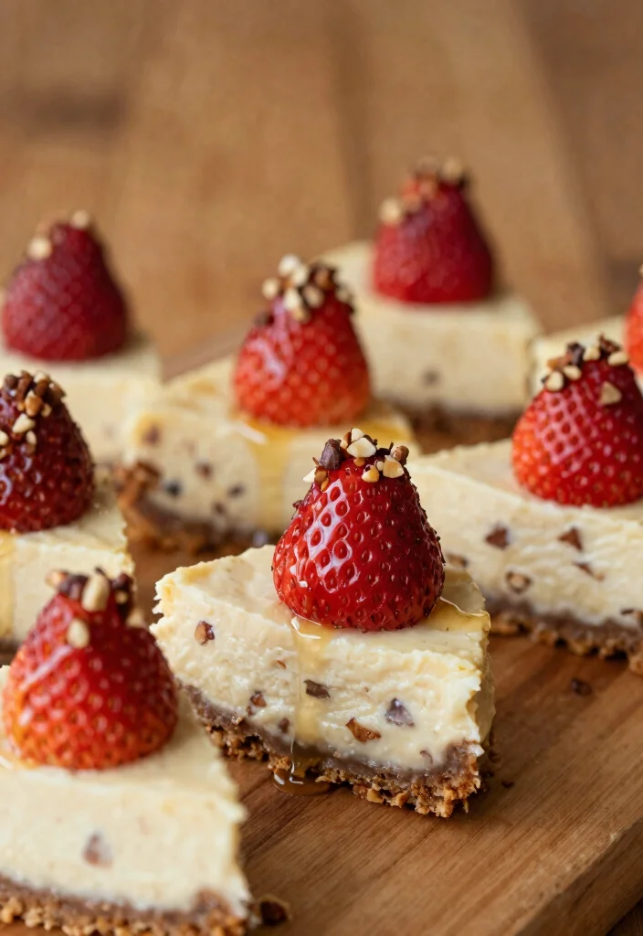 15 Cheesecake Filled Strawberries Ideas: Elegant Bite-Sized Treats - 12. Maple Pecan Cheesecake Strawberries 1