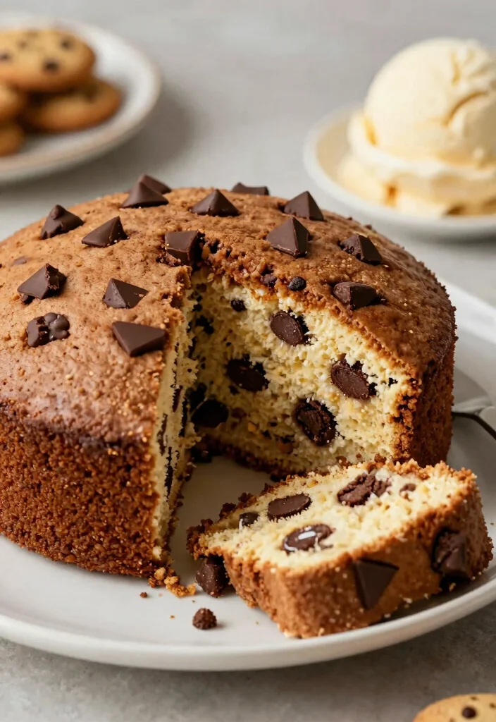 15 Chocolate Pound Cake From Cake Mix Boxes Ideas Easy Bake - 13. Chocolate Chip Cookie Dough Pound Cake 1