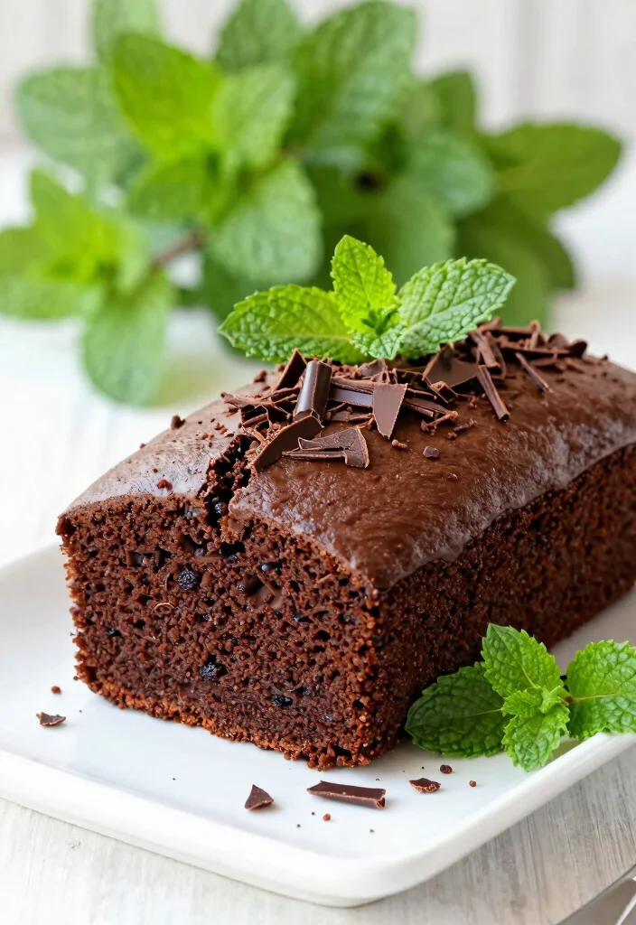 15 Chocolate Pound Cake From Cake Mix Boxes Ideas Easy Bake - 5. Mint Chocolate Pound Cake 1
