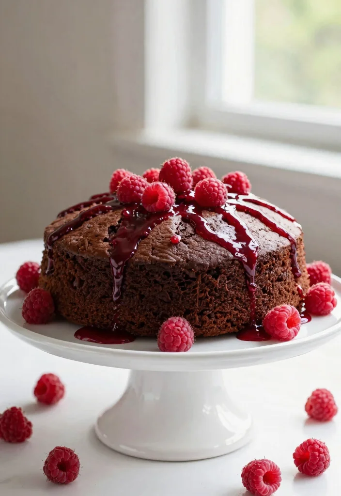 15 Chocolate Pound Cake From Cake Mix Boxes Ideas Easy Bake - 6. Raspberry Chocolate Pound Cake 1