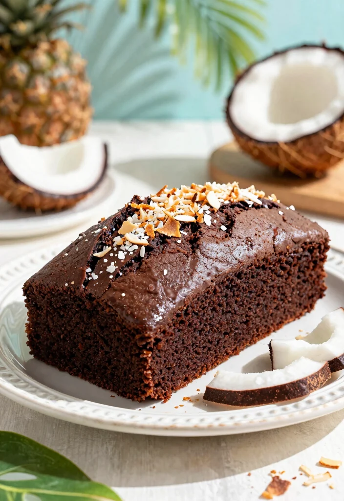 15 Chocolate Pound Cake From Cake Mix Boxes Ideas Easy Bake - 7. Coconut Chocolate Pound Cake 1