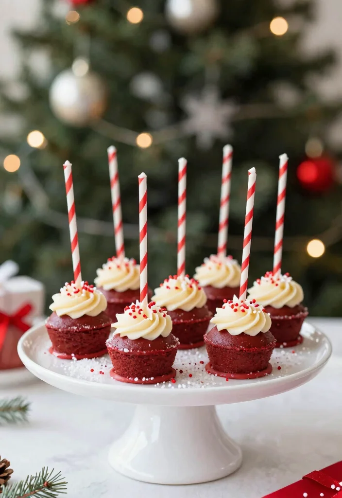 15 Christmas Cake Pops Ideas: Festive Sweet Treats - 3. Red Velvet Cake Pops 1