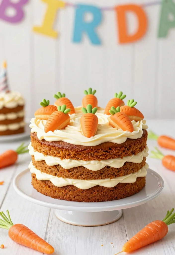 15 Donut Birthday Cake Ideas Fun Sweet and Trendy - 14. Carrot Cake Donut Cake 1