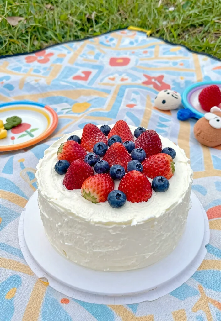 15 Fast One Smash Cake Ideas: Simple Quick Design for Toddler Birthdays - 12. Rice Cake Smash Cake 1