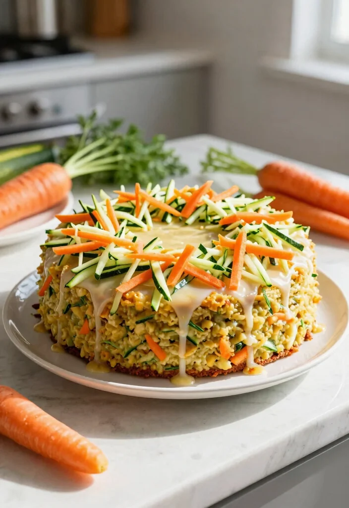 15 Fast One Smash Cake Ideas: Simple Quick Design for Toddler Birthdays - 5. Zucchini Carrot Smash Cake 1