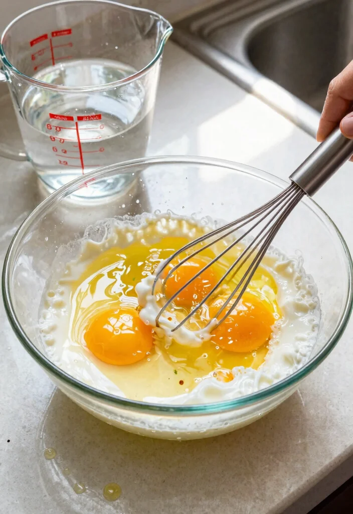 15 How to Make a Chocolate Cake: Easy Foolproof Steps - 4. Combine Wet Ingredients 1
