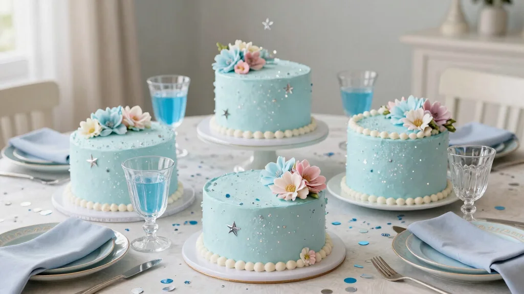 15 Light Blue Birthday Cake Ideas Soft Dreamy Style