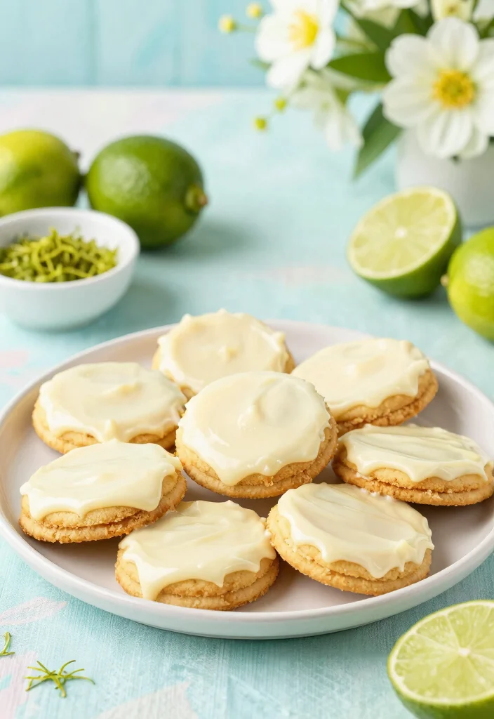 15 Lime Cookie Run Ideas Bright Citrus Aesthetic - 2. Key Lime Pie Cookies 1